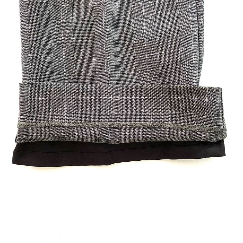 Express Windowpane Wool Trouser - image 3